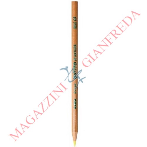 GIOTTO DI NATURA PASTELLO GIALLO, MINA Ø MM. 3,8